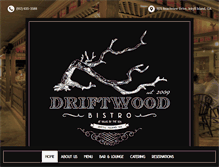 Tablet Screenshot of driftwoodbistro.com